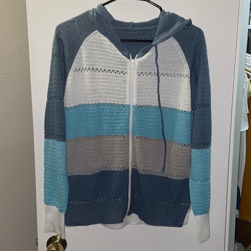 Lightweight Hooded Zip Up